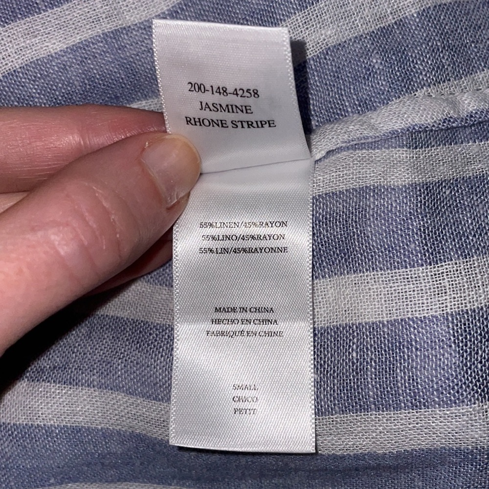 Rails Jasmine Rhne Blue & White Striped Dress Siz… - image 6